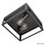 12 in. 2-Light Indoor / Outdoor Flush Mount Ceiling Light Fixture, Square Black Farmhouse Fixture, Bulbs Not Included