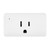 Smart WiFi Outlet Adapter, One Outlet Smart Plug, Works With Google Home / Alexa, App Control, 2.4 GHz WiFi (2 Pack)