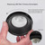 2 in. Trimless Slim Round Recessed Anti-Glare LED Downlight, Black, Canless IC Rated, 600 Lumens, 5 CCT 2700K-5000K