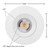 6 in. Trimless Slim Round Recessed Anti-Glare LED Downlight, White, Canless IC Rated, 2000 Lumens, 5 CCT 2700K-5000K
