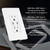 15A USB Wall Outlet, 65W Power Delivery GaN QC 3.0 Type-C Vertical Charging Ports, Wall Plate Included