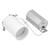 3 in. Adjustable LED Cylinder Downlight, Ceiling Spot Light, 1000 Lumens, Canless 5 CCT Color Selectable 2700K-5000K, White
