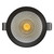 3 in. Adjustable LED Cylinder Downlight, Ceiling Spot Light, 900 Lumens, Canless 5 CCT Color Selectable 2700K-5000K, Black