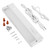 12 in. LED Under Cabinet Light, Dimmable, Linkable, Hardwired or Plug & Play, 500 Lumens, 5 CCT 2700K - 5000K, White, On/Off Switch