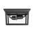 9 in. Outdoor / Indoor Flush Mount Ceiling Light Fixture, Black Porch Light w/ Clear Glass, Bulbs Not Included