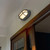 LED Outdoor Bulkhead Light, 1000 Lumens, 6 CCT 2700K-6500K, Black Flush Mount Fixture for Wall or Ceiling - 9 in. Height