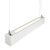 2 ft. LED Linear Up / Down Light Fixture, 3 CCT 3500K-5000K, 3000 Lumens, Adjustable Light Output, Suspension Pendant Mounting
