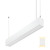 2 ft. LED Linear Up / Down Light Fixture, 3 CCT 3500K-5000K, 3000 Lumens, Adjustable Light Output, Suspension Pendant Mounting