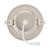 4 in. 5 CCT Adjustable LED Slim Gimbal Downlight, Brushed Nickel Trim, 900 Lumens, Color Selectable 2700K-5000K, 30° Directional Tilt