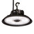 10 in. LED UFO High Bay Light Fixture, Black Hardwired Warehouse Light, 22,500 Lumens, 3 CCT 4000K-5700K, Selectable Wattage 100-150