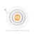 2 in. 5 CCT Adjustable LED Slim Trimless Eyeball Gimbal Downlight, 600 Lumens, Color Selectable 2700K-5000K, 360° Rotation