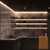 96 in. LED Under Cabinet Strip Light, Hardwired, 3680 Lumens, 3000K Warm White, 120V White Cove Light