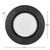 4 in. Adjustable Recessed LED Gimbal Downlight, Black Plastic Trim, 900 Lumens, 5 CCT Color Selectable 2700K-5000K
