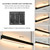4 ft. LED Black Linear Up / Down Light Fixture, 3 CCT 3500K-5000K, 6000 Lumens, Adjustable Light Output, Suspension Pendant Mounting