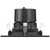 4 in. 5 CCT Retrofit Square Recessed LED Downlight, Black Trim, 800 Lumens, Color Selectable 2700K-5000K