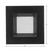 4 in. 5 CCT Retrofit Square Recessed LED Downlight, Black Trim, 800 Lumens, Color Selectable 2700K-5000K