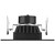 6 in. 5 CCT Retrofit Square Recessed LED Downlight, Black, Trim, 950 Lumens, Color Selectable 2700K-5000K