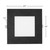 6 in. 2 Hour Fire Rated Slim Square Recessed LED Downlight, Black Trim, Canless IC Rated, 1050 Lumens, 5 CCT Color Selectable 2700K-5000K