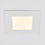 4 in. 2 Hour Fire Rated Slim Square Recessed LED Downlight, Canless IC Rated, 800 Lumens, 5 CCT Color Selectable 2700K-5000K