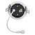2 in. Slim Round Sloped Recessed Anti-Glare LED Downlight, White Trim, Canless IC Rated, 600 Lumens, 5 CCT 2700K-5000K