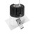 4 in. Slim Square Sloped Recessed Anti-Glare LED Downlight, White Trim, Canless IC Rated, 1000 Lumens, 5 CCT 2700K-5000K