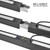 Linkable Straight Bracket / Connector for Linear Up/Down Light Fixture, Joiner for 4' Suspension Pendants
