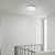 15 in. Satin Nickel LED Flush Mount Ceiling Light, 5 CCT 2700K-5000K, 2000 Lumens