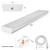 4 ft. Wraparound LED Shop Light Fixture, Linkable, Selectable Color Temperature / Wattage, up to 6800 Lumens
