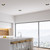 4 in. Adjustable LED Slim Trimless Square Recessed Anti-Glare Gimbal Downlight, Black, Canless IC Rated, 1000 Lumens, 5 CCT 2700K-5000K