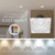 3 in. Trimless Slim Square Recessed Anti-Glare LED Downlight, White, Canless IC Rated, 800 Lumens, 5 CCT 2700K-5000K