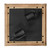 Outdoor Flush Mount Ceiling Light Fixture, Wood Grain Porch Light w/ Water Glass, Bulbs Not Included