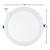 12 in. Slim Round Recessed LED Downlight, Canless IC Rated, 2200 Lumens, 5 CCT Color Selectable 2700K-5000K