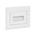 Horizontal Trimless LED Step Light, Indoor/Outdoor Stair Light, 5 CCT Color Selectable 2700K-5000K, White