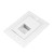 Vertical Trimless LED Step Light, Indoor/Outdoor Stair Light, 5 CCT Color Selectable 2700K-5000K, White