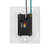 Vertical Trimless LED Step Light, Indoor/Outdoor Stair Light, 5 CCT Color Selectable 2700K-5000K, White