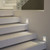 Vertical Trimless LED Step Light, Indoor/Outdoor Stair Light, 5 CCT Color Selectable 2700K-5000K, White