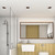 5 in. and 6 in. Retrofit Square Recessed Anti-Glare LED Downlight, White Trim Black Baffle, 1200 Lumens, 5 CCT 2700K-5000K
