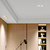 4 in. 2 Head LED Slim Square Recessed Floating Gimbal Downlight, White, Canless IC Rated, 2000 Lumens, 5 CCT 2700K-5000K