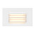 Horizontal LED Grated Step Light, Indoor/Outdoor Stair Light, 3 CCT Color Selectable 3000K/4000K/5000K, White (2 Pack)