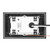 Horizontal LED Grated Step Light, Indoor/Outdoor Stair Light, 3 CCT Color Selectable 3000K/4000K/5000K, Black (2 Pack)