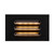 Horizontal LED Grated Step Light, Indoor/Outdoor Stair Light, 3 CCT Color Selectable 3000K/4000K/5000K, Black (2 Pack)