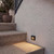 Horizontal LED Grated Step Light, Indoor/Outdoor Stair Light, 3 CCT Color Selectable 3000K/4000K/5000K, Black (2 Pack)