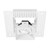 3 in. 5 CCT Adjustable Square LED Slim Trimless Eyeball Gimbal Downlight, 600 Lumens, Color Selectable 2700K-5000K, 360° Rotation