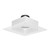 3 in. 5 CCT Adjustable Square LED Slim Trimless Eyeball Gimbal Downlight, 600 Lumens, Color Selectable 2700K-5000K, 360° Rotation