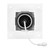 3 in. 5 CCT Adjustable Square LED Slim Trimless Eyeball Gimbal Downlight, 600 Lumens, Color Selectable 2700K-5000K, 360° Rotation
