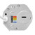 3 in. 5 CCT Adjustable Square LED Slim Trimless Eyeball Gimbal Downlight, 600 Lumens, Color Selectable 2700K-5000K, 360° Rotation