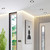 4 in. Flat Lens Retrofit Recessed LED Downlight, Black Trim, 800 Lumens, 5 CCT Color Selectable 2700K-5000K