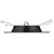 6 in. Flat Lens Retrofit Recessed LED Downlight, Black Trim, 1000 Lumens, 5 CCT Color Selectable 2700K-5000K