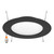 6 in. Flat Lens Retrofit Recessed LED Downlight, Black Trim, 1000 Lumens, 5 CCT Color Selectable 2700K-5000K