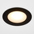 6 in. Flat Lens Retrofit Recessed LED Downlight, Black Trim, 1000 Lumens, 5 CCT Color Selectable 2700K-5000K